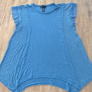 I.N.C. Rayon Blue Stylish T - L